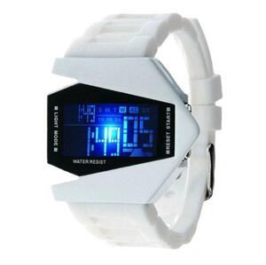 b610 new goods square design multifunction digital watch LED 5 color light 