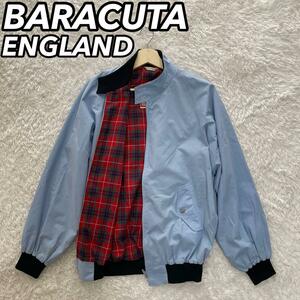 BARACUTA バラクータ イングランド製 ENGLAND 38 ブルゾン G9 ハリントンジャケット スイングトップ スウィング M OPTI ドリズラー 水色