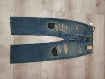 リーバイス　LEVI'S　501 ダメージ　ジーンズ　デッドストック　30インチ_画像1