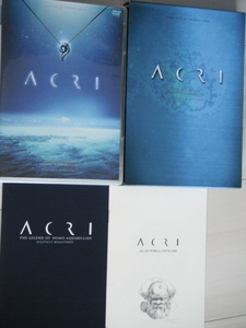 ☆DVD　ACRI アクリ　【初回生産２枚組版】　江口洋介、浅野忠信、吉野公佳、藤竜也