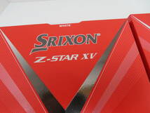 ダンロップ　スリクソン　Z-Star　XV　ホワイト　2ダース　新品　未使用　ゴルフボール　Srixon_画像2