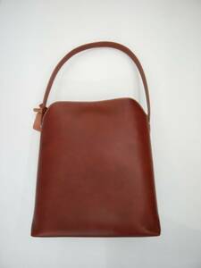 ■【未使用】 土屋鞄 ディアリオ フリーワンショルダー バッグ 鞄 レザー ブラウン ハンドバッグ