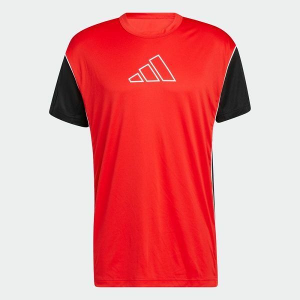 新品・アディダス・クリエイター 365 半袖Tシャツ　O (XL）赤