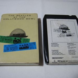【8トラックテープ】 THE BEATLES / AT THE HOLLYWOOD BOWL UK版 箱付 ザ・ビートルズ スーパー・ライヴ！ アット・ハリウッド・ボウルの画像1