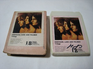 【8トラックテープ】 EMERSON, LAKE AND PALMER / TRILOGY UK版 箱付 エマーソン・レイク&パーマー トリロジーの商品画像