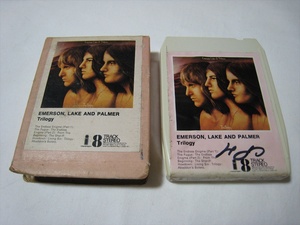 [8 truck tape ] EMERSON, LAKE AND PALMER / TRILOGY UK version box attaching ema-son* Ray k& perm - trilogy 