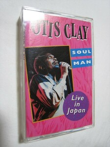 【カセットテープ】 OTIS CLAY / SOUL MAN : LIVE IN JAPAN US版 オーティス・クレイ 