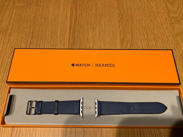 Apple Watch HERMES バンド45mmネイビー