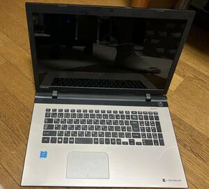 大画面! !中古動作品/TOSHIBA dynabook satellite L-70/intel Pentium CPU 3825U 4コア 17.3インチ　SSD512GB/8GB/Windows11Home x64bit