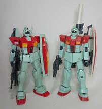 MG　1/100　RGM-79 ジム、RGM-79 ジム Ver.2.0　２体セット　素組、墨入　完成品　_画像1