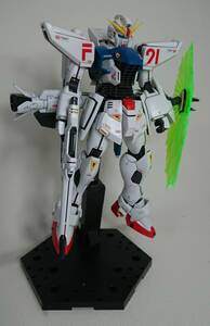 MG　1/100　ガンダムF91 Ver.2.0　　素組　墨入れ　完成品