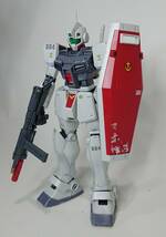 MG　1/100　ジム(寒冷地仕様)、ジム・スナイパー カスタム　２体セット　素組、墨入　完成品　_画像3