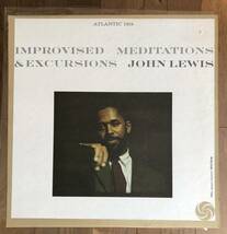 John Lewis / Improvised Meditation & Excursions / ジョン・ルイス / 新品同様 / Atlantic 1313 _画像1