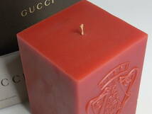 イタリア製 GUCCI アロマキャンドル 特大サイズ 1000g 立体型 箱入り 未使用 ルームフレグランス_画像5