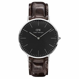 クラシック ブラック ヨーク DW00100134 （40MM/シルバー）