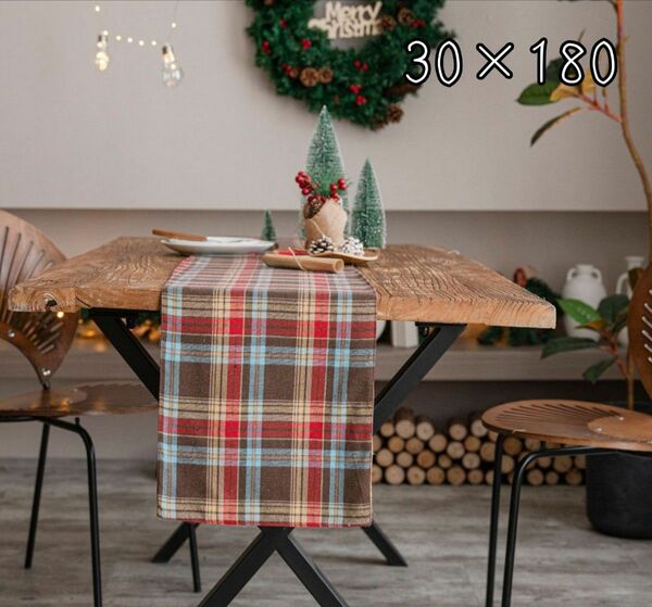 北欧 韓国 テーブルクロス 雑貨 ランナー クリスマス グリーン コットン インテリア テーブルランナー