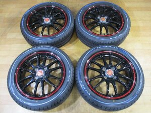 軽四 S-HOLD ホイール 新品 ホワイトレター タイヤ 4本 15インチ 165/55R15 ワゴンR アルトワークス ラパン タント キャスト N-BOX N-ONE