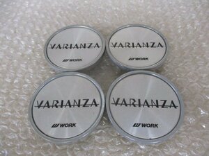 WORK ワーク VARIANZA ヴァリアンツァ アルミホイール用 中古センターキャップ 4個/4枚