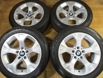 BMW X1 E84 純正 スタースポーク317 ホイール タイヤ 4本セット 5H-120 17インチ 7.5J+34 225/50ZR17 溝有り 2020年 F30 F31 流用_画像1