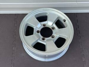 スズキ純正 ENKEI製 ホイール 16x5.5JJ 5穴 PCD139.7 オフセット22 1本 スペアタイヤに如何ですか JA22 ジムニー SJ30 JA11 JA12 JB23