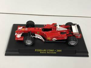アシェット フェラーリF1コレクション ルーベンス バリチェロ 1/43 FERRARI F2005 2005 Rubens Barrichello フィギュア ミニカー 23110201