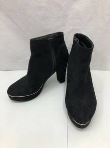 ESPERANZA suede style bootie metal line M approximately 23~23.5cm black Esperanza 23110903