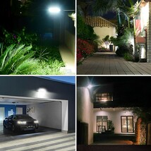 【即納】4台 LED 投光器 30W 300W相当 センサーライト 人感センサー 防犯ライト コンセント式 昼光色 6000K IP65防水 85-120V 広角 KNL-30_画像8