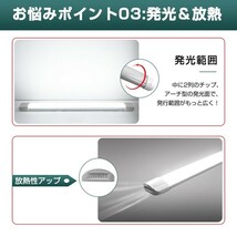 送料無料 50本 一体型台座付 100w led蛍光灯 超広角 1灯・4灯相当 直管LED蛍光灯 50W 100W形相当 9200LM 6000K AC110V DN40A_画像4