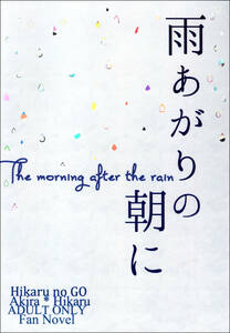 【同人誌】 ヒカルの碁 アキヒカ 小説 雨あがりの朝に Peep show Q