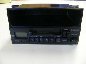 ★DAIHATSU ダイハツ・純正 AM/FM ラジオチューナー カセットデッキ 86120-B5021 アクセサリーポケット付き！中古 動作確認済み【愛知】