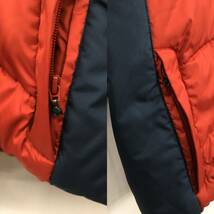 NZ609●HELLY HANSEN ダウンジャケット●140●レッド/ネイビー ヘリーハンセン_画像3