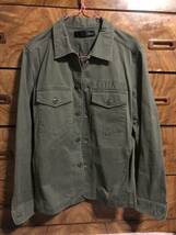 Magine マージン ミリタリー シャツ ジャケット 高品質 日本製 グリーン 緑 定価2万円_画像1
