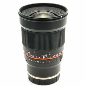 【中古品】美品 現状渡し 動作問題なし サムヤン SAMYANG 16mm F2.0 ED AS UMC CS ソニーEマウント APS-C用