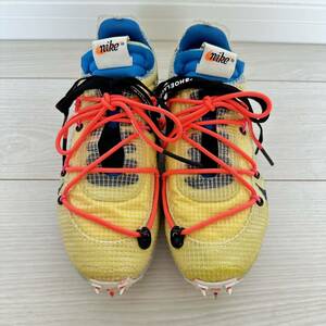 OFF-WHITE × NIKE WMNS VAPOR STREET YELLOW オフホワイト ナイキ ウィメンズ ヴェイパーストリート イエロー CD8178-700 23.5cm