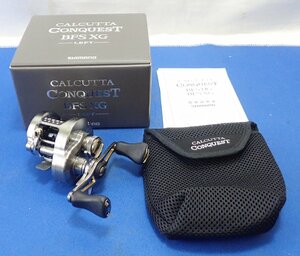 ◎未使用　SHIMANO　シマノ　CALCUTTA CONQUEST　23カルカッタコンクエスト BFS XG LEFT　ベイトリール　左ハンドル