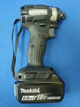 ◎未使用 makita マキタ 充電式インパクトドライバ TD173DRGXB ブラック　18V 6.0Ah Ⅰ_画像7