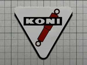 ドイツ 古いステッカー：KONI サスペンション 自動車部品 自動車 オートバイ バイク ビンテージ 海外 +A1