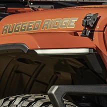 新品 即納品 送料無料 RUGGED RIDGE DRL付チョップフェンダーブラケット ジープ JLラングラー JTグラディエーター 11640.95 35インチ外径_画像5