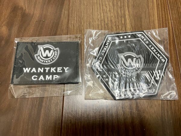 wantkey camp ワッペン＆コースターセット