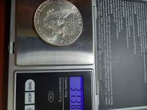 銀貨 １ドル アメリカ ウォーキングリバティ イーグル １トロイオンス 正式「31.1035ｇ」 本物 実測量目は画像にて ONEDOLLER_画像6