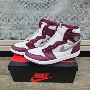 NIKE エアジョーダン1 RETRO HIGH OG Bordeaux 27.5cm 中古 555088-611 AIR JORDAN 1 ボルドー