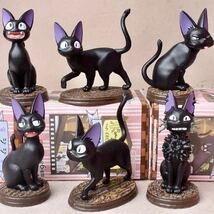 魔女の宅急便　コレクション　ジジ　6種類　置物　フィギュア　おもちゃ　猫　黒猫_画像2