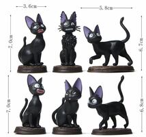 魔女の宅急便　コレクション　ジジ　6種類　置物　フィギュア　おもちゃ　猫　黒猫_画像7