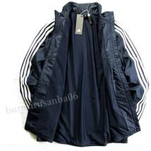 メンズ XO（2XL）未使用 定価1.3万 adidas アディダス 起毛裏地付 ウインドブレーカー ジャケット パンツ はっ水 上下 セットアップ_画像4