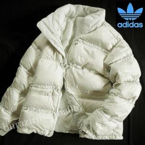 メンズ 2XL◆未使用 定価38,500円 adidas Originals アディダス オリジナルス スタンドカラー ダウンジャケット ロゴチャーム リフレクター