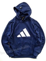 メンズ XO(2XL)◆未使用 定価1.3万 adidas アディダス スウェット 上下 グラフィック BIGロゴ パーカー スウェットパンツ セットアップ_画像2