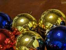 クリスマスオーナメント まとめ売り ジングルベル 松ぼっくり 星 サンタクロース 飾り クリスマス レトロ ジャンク_画像4