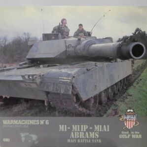 洋書 M1エイブラムス ディテール写真資料本 WARMACHINES No.6 MILITARY PHOTO FILE M1-M1IP-M1A1 ABRAMS バーリンデン発行[1]B1352の画像1