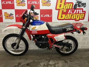 ホンダ　HONDA　XL250Rパリダカール XL250R Paris Dakar　MD03 書類無し 場内走行確認済み 始動動画有り 売り切り 未整備 現状車 バンガレ