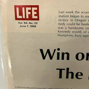 1968年6月7日号LIFE誌広告切り抜き【Ethel and Robert Kennedy エセル・ロバート・ケネディ】アメリカ買い付け品60sビンテージUSA有名人の画像2